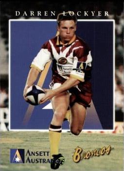 1997 Ansett Brisbane Broncos #NNO Darren Lockyer Front